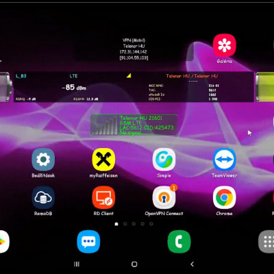Ernyő saját vergődő tabletje (Tab S5e [ernyő kiejtésével sötE] 4G avagy ELTÉJE) 2020-ban a tákolt hájaspé androiddal.