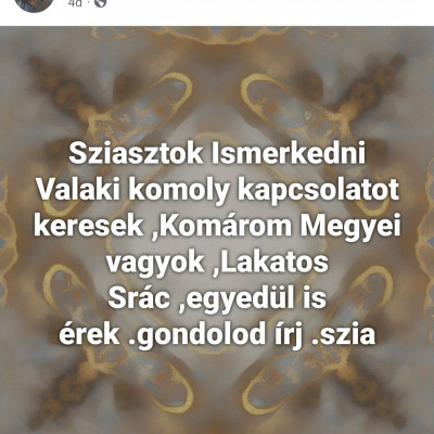 Trutymò egy Lakatos sràc aki ismerkedne
