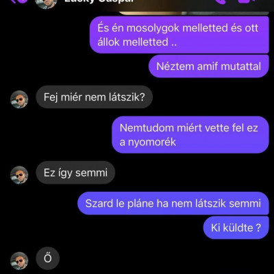 G. László és Laura messenger leak
