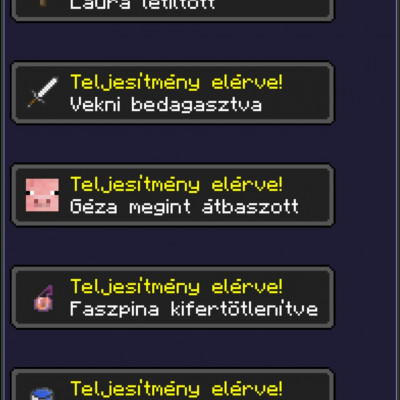 Sodi - minecraft eredmények