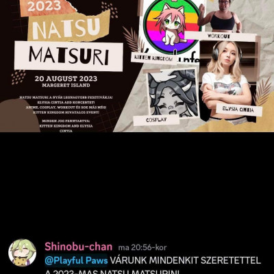 Yaboku koncertet akar szervezni :D