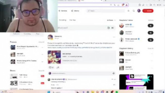 Yaboku Xvideos linket villant, miközben a saját kornyikálmányát hallgatja