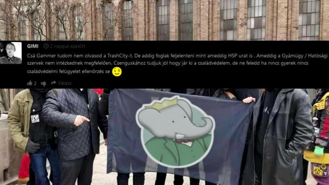 Gammer cickány feljelenti a trollokat, közben Tar Sanyit hallgat Trash City-n