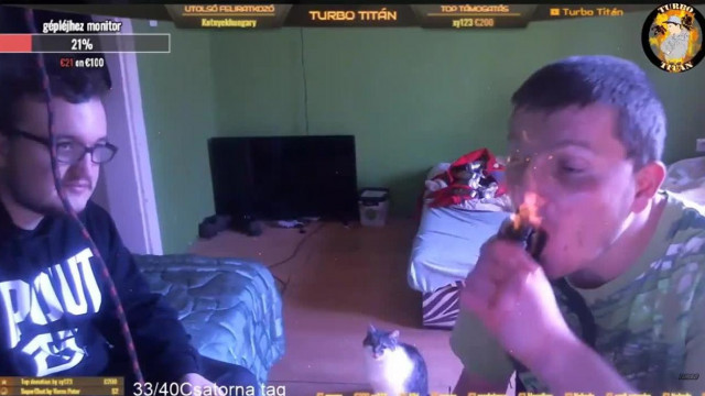 Turbó Titán + VR Zsombi: A magic Jägermeister ereje (Élő adásba beokádás )