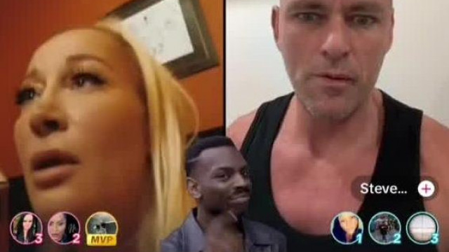 SteveKamuMester végignézi Live közben ahogy Edyta ès Imi alazzák egymást