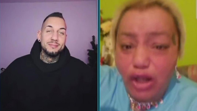 A retardált Irénke szopott gombóc fejjel kiabál és hisztizik - Live részlet
