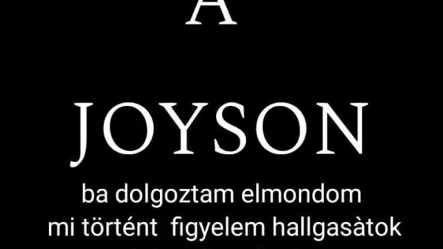 Köröskényi mesél a Joysoni munkahelyéről