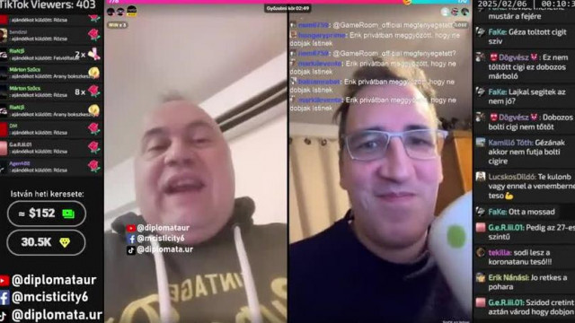 MC Szűz & SoDi tiktok mirror 2025.02.05. Pityuka gyerekezik támogatójának, mert nem dob elég cointot