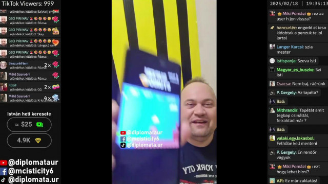 MC Pityuka dedós vigyorgással mutatja a Norbert Stu-ról készült paródiát