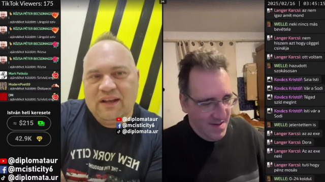 MC Bölcsödés Tiktok live Autista Sodival 2025.02.16.