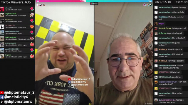 MC Isti Tiktok live a Vén marha Gézával 2025.02.18.