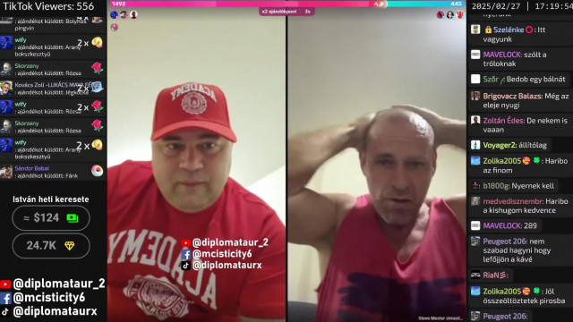 MC ISTI TikTok live Sztívmester 2025.02.27.