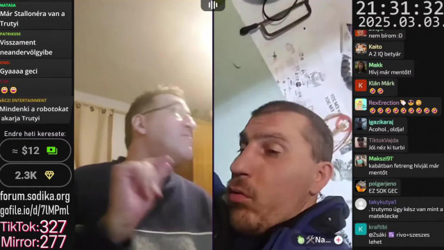 Trutymó Titán hétfő este a lánya érdekében rivóra sört iszik + Pedo Sodi loop 2025.03.03