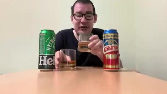 Agyhalott VKÁ ismét sört tesztel felpüffedt, vörös fejjel - Heineken vs Kőbalta
