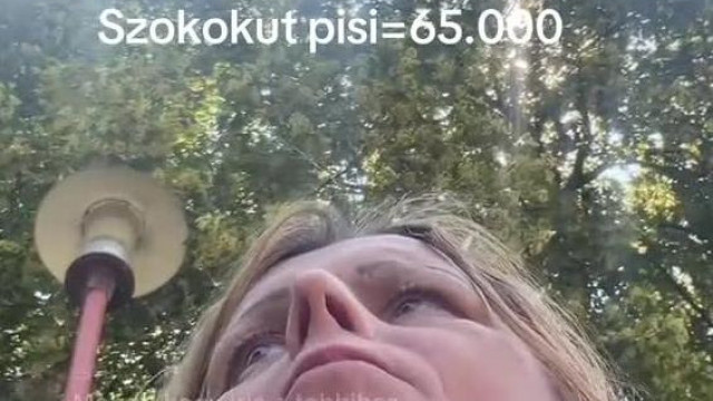 Az évek óta utcán szaró/hugyozó Kaffka Tibit végre elkapta egy közteres - 65000 Ft bírság szökökűtba hugyozás miatt