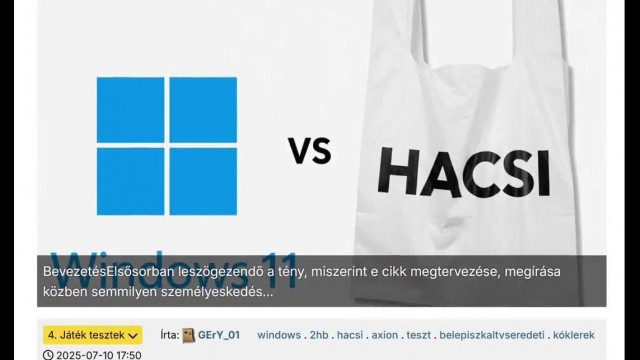 Hájaspé őrjöngés várható hamarosan - Egy szakmabeli részletes, írásos tesztje ernyőke hacsizacsijáról