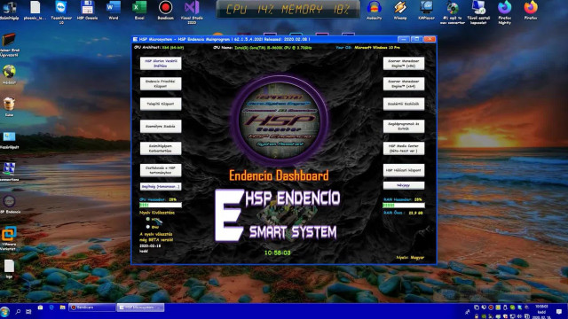 HSP retro - 2020 02.18. HSP Endencio - Magyar nyelvű felület (Második Fázis)