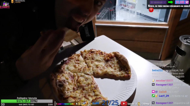 KoldusTV és az igénytelen étkezése felnőtt férfiként.