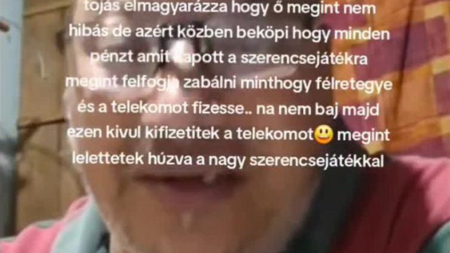 Tojás ismét elbaszta az összes pénzt amit a felszopók küldtek neki