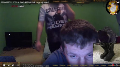 VR Zsombi nem bír a faszával