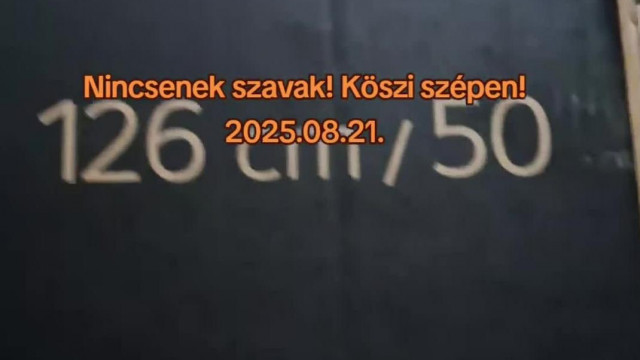 Vadász Gyula megkapta az új TV-jét