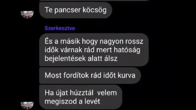 MC Szűz Hülyegyerek újabb, szerelmesen gyűlölködős üzenetei a Léghajós Busák Józsikának