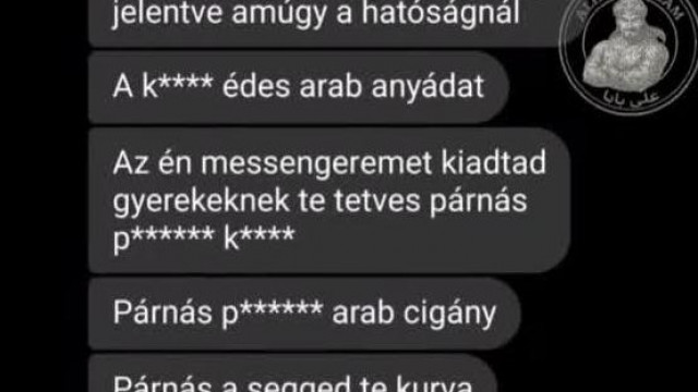Busàk Ali Yuszuf kiteregeti az MC Istitől kapott, brutàlis hangvételű gyűlölködős üzeneteit