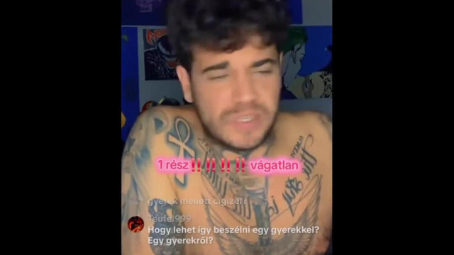 A drogos féreg Mandula Ádám saját gyermekének terrorizálása (hosszabb változat)