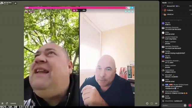 MC Gyogyós Pityesz 80 millió forintot elvert és újra hajléktalan szeretne lenni - live részlet 2025.10.20