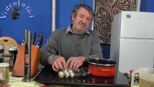 Fürjtojásos moslék főzés a vén barom Elek Zoli módjára