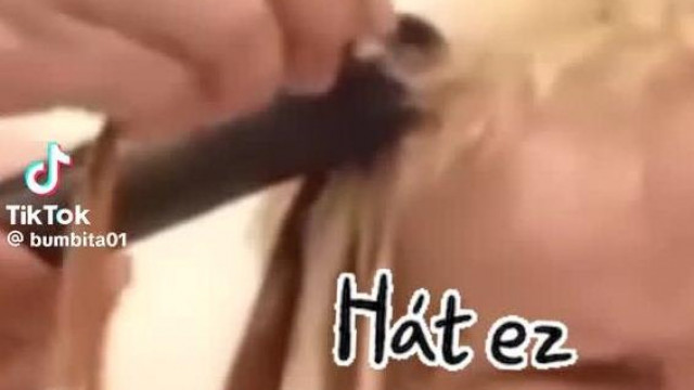 Varga Irénnek a lenyírt fejére rakják fel a póthajat