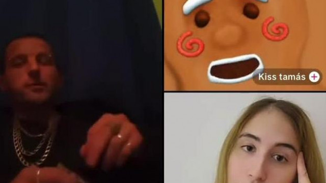 A hevesi Elmebeteg Fogatlan Macsò Tibi az öklèvel fenyegetőzik mert beszòltak neki hogy kutyalàncot hord
