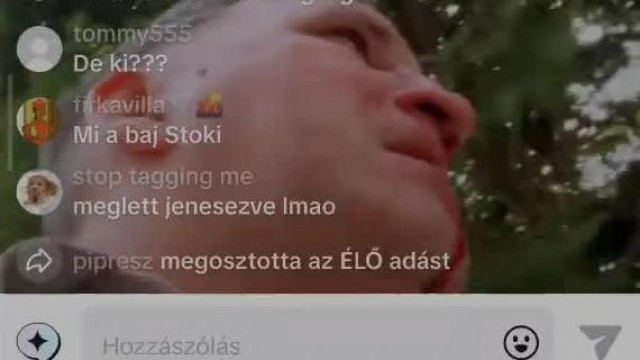 Stoki Kiss Endre Farkas Sodi megverve meg kislányokat fogdos Újszász utcáin (2024.07.01)