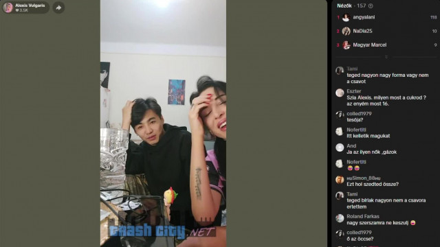 Prosti Alexa ismét a mongol árufeltöltőjével flexelne(ne) a fajtalankodó aktus előtt (nagyon kínos live) 2025.11.28