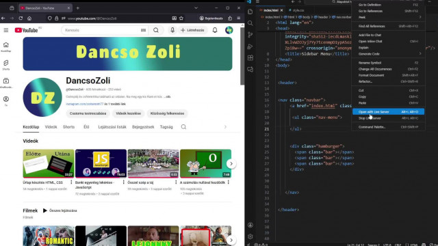 2HB ProgramozóKiller (Filmkiller) új videója - Honlap felépítés alapoktól