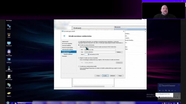 Hájas Linux HACSI - Debian 13 telepítése Hyper v környezetben - Távoli Szervertelepítés