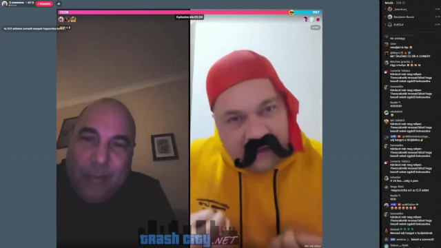 Kétéltű Pityulinak nem dobtak a felszopók a kamu bajuszra és parókára, ezért gyerekezéssel rage quit 2026.01.15