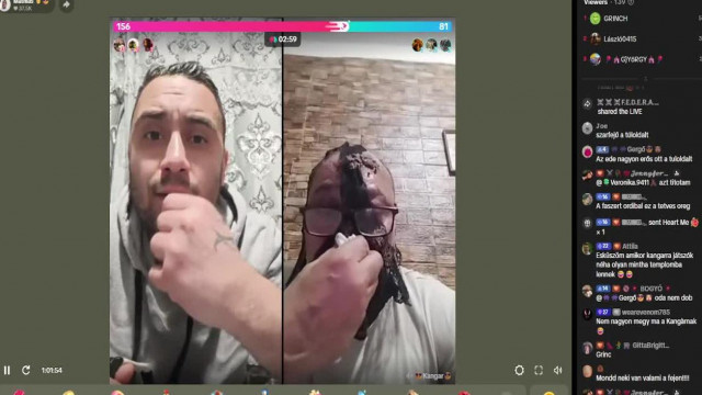 Újabb tróger cigók tiktokon - Vén hülye csávó szart kent a fejére, majd összehugyozza magát