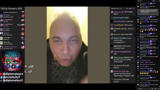 MC Rage Quit dührohamot kap mert Gecis Polos névvel dobnak Moszatnak 2026.02.13