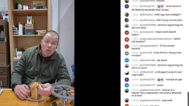 Koldulexike törölt nyerítős adása chat fallal - 2026-02-13