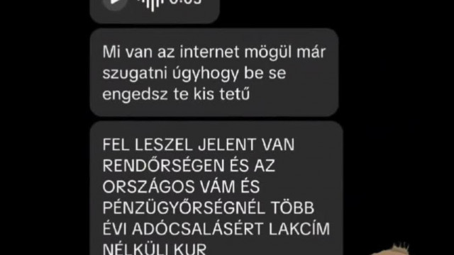 Busàk Jòzsef Ultrabrutàl  szájzáras Malacröfögéses Üzenetet kapott a Miskolci Elmebetegtől