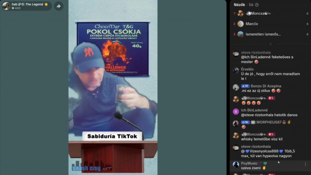 Sab Kelemen "Pokol Csókja" csípős csoki challenge fél liter whiskey-vel, közben készülődés az exkluzív találkozóra