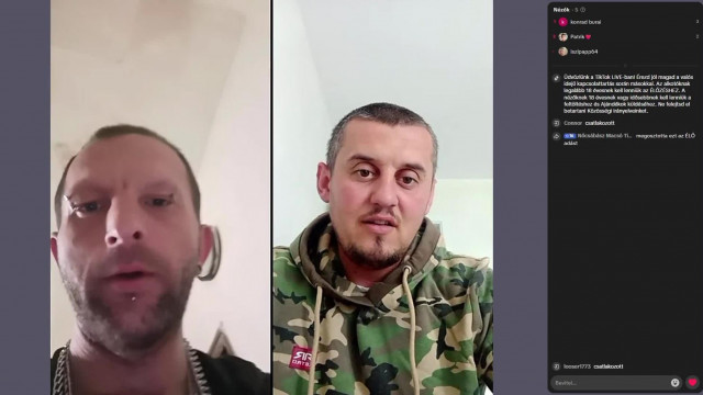 Lerobbant Sub Bass Monster képű Macsó Tibi – Behugyozós TikTok Live részlet (2026.03.29.)