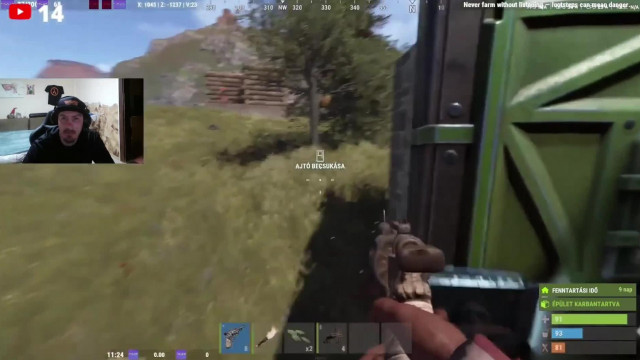 A régi szép idők emlékére Trutymót ismét rage quit-ig stream snipe-olták Rust-ban   2026.03.29