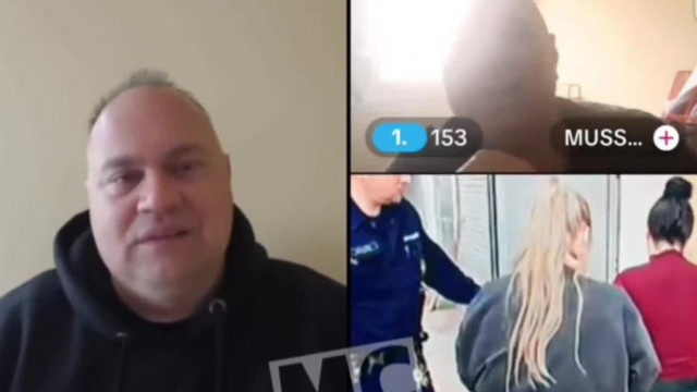 Lamantin Bilincsben - Sodi mutogatja gyagyàs Dömpitòbiàsnak ahogy Mayer Lauràt viszik a rendőrök