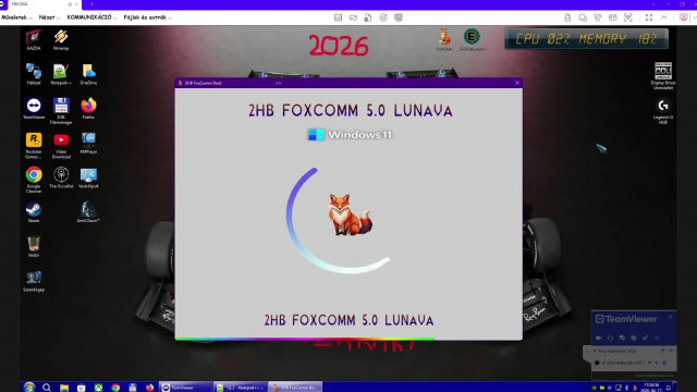 Egy újabb bemutató ernyő Foxcom-járól és a végtelennek tűnő, rengeteg töltőképernyőről