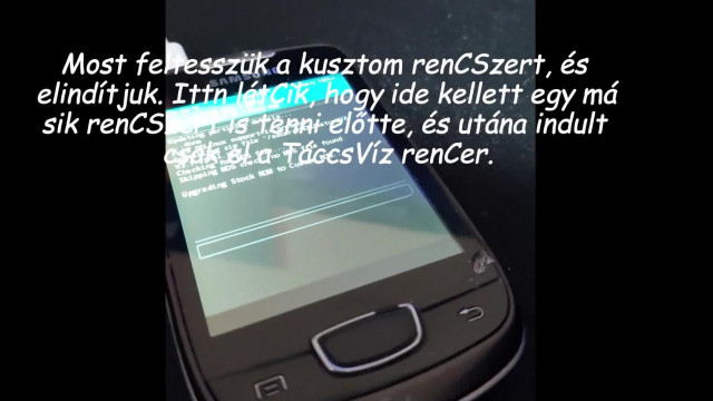 Egy 2hb rajongó szétbasz egy Számszung Gáláxi Minit HSP Android-szerűségggel