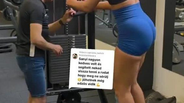 Kiskobold Sanyi az edzőteremben 2