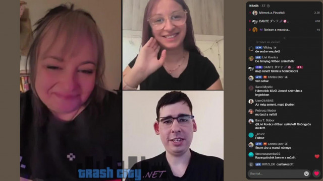 A Trashlégy BlackCat és a sperma evő Jenes közös coin kolduló live részlet 2026.05.28