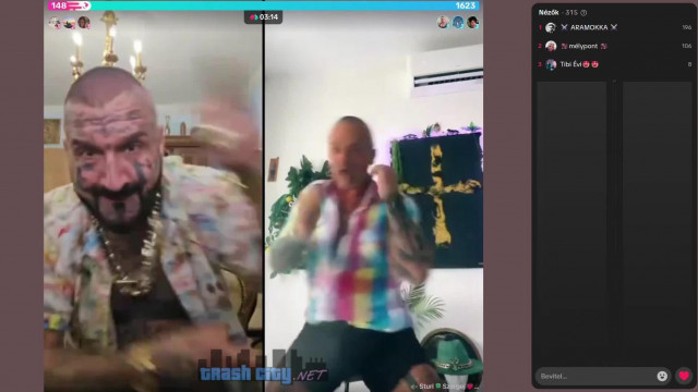 Rugós Brekeke és Szergej Sturi egy rendkívül szürreális tiktok párbajban rendezik le a nézeteltérésüket 2026.06.15